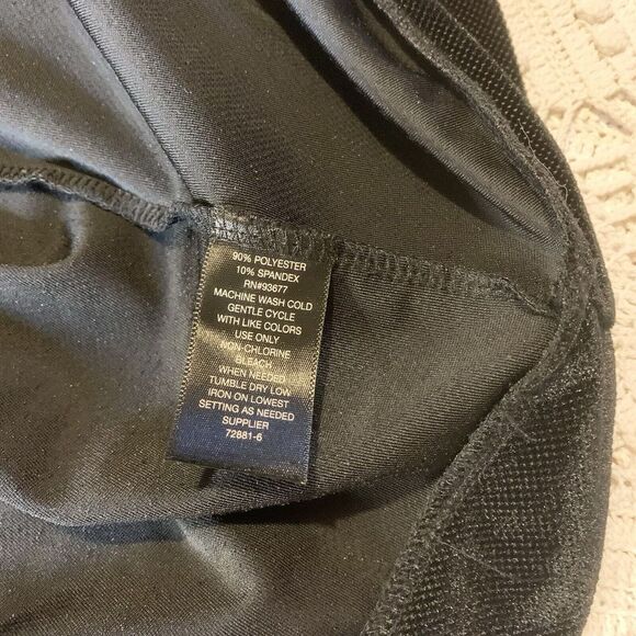 Xersion (L) Women's Sweatshirt - Cowl Neck Black Soft Mesh-type fabric Athletic - Picture 6 of 8